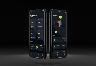 Coinx Crypto Wallet bitcoin bitcoin wallet blockchain crypto crypto wallet dark theme dark ui finance fintech interface invest investment investment app mobile app mobile design mobile ui piqo design trading ui design