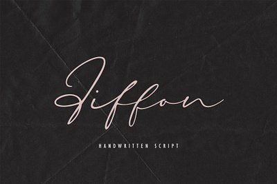 Aiffon - Handwritten Script by Awanstudioz awanstudioz calligraphy cursive font handlettering handwritten lettering script font script lettering typography