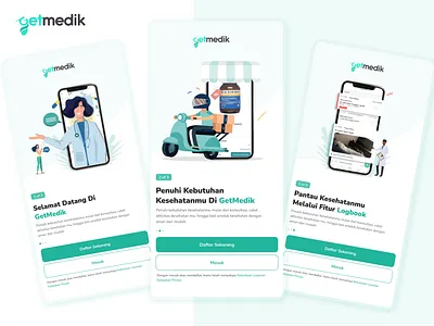 Onboarding Design clean ui desain mobile app mobile design onboarding ui walkthrought