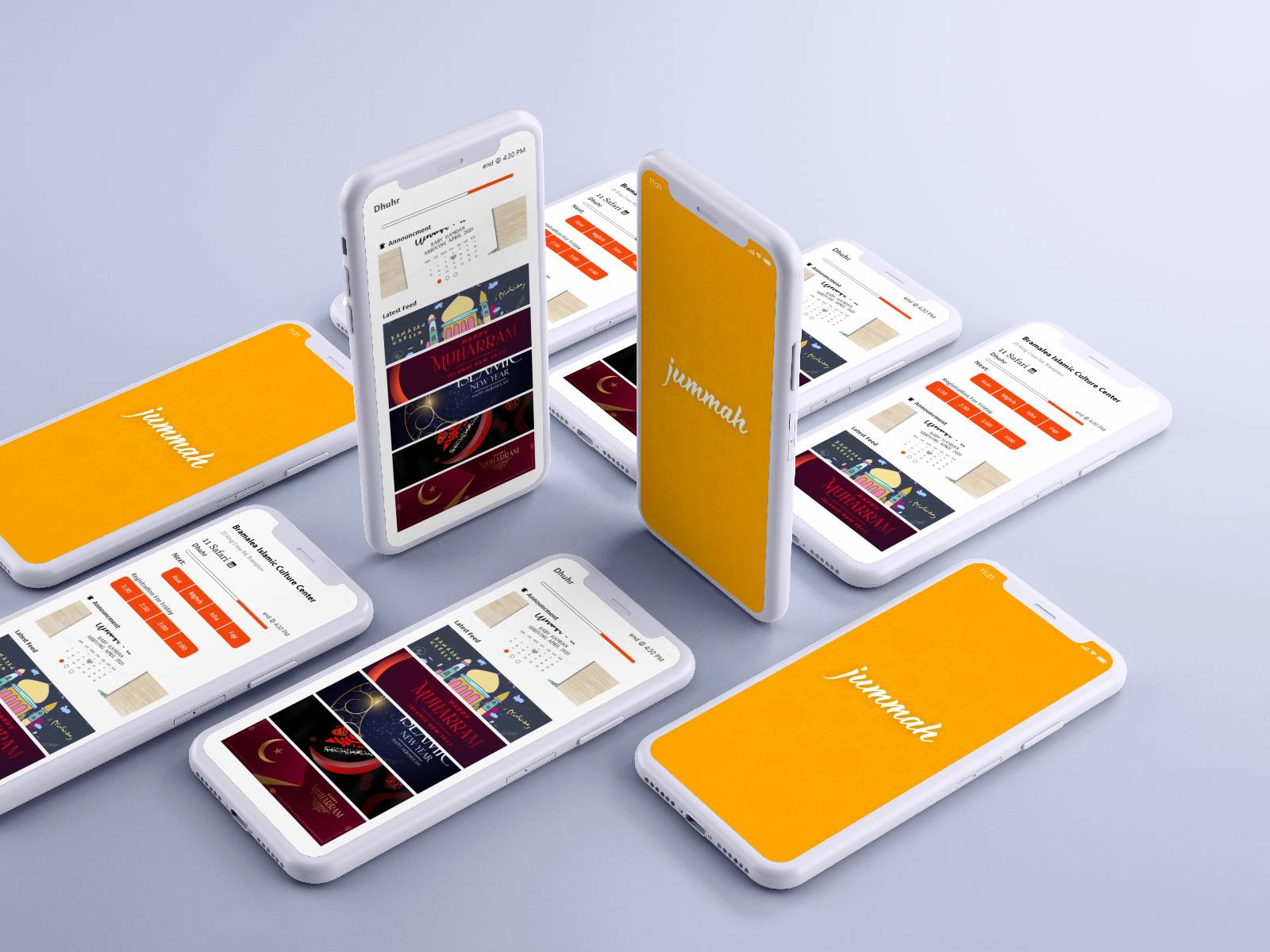 Example of Mosque Finder & Prayer Timing app
