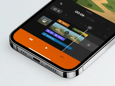 Concept Mockup - Cubo Video Editor App ✌ android app app application design iphone app minimalism mobile ui ux video app video editor