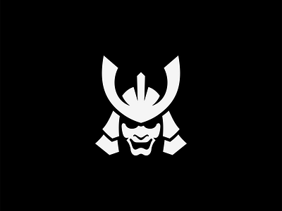 Samurai Logo armor branding design emblem fighter helmet icon illustration japan logo mark martial minimalism minimalist ronin samurai sports vector warrior