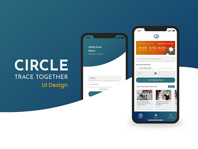 Case Study - Circle App case study circle app covid 19 design transportation app ui uiux ux