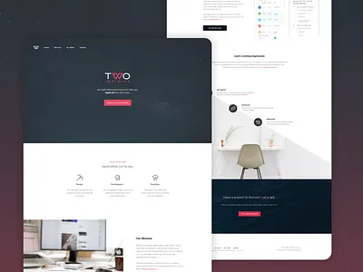Two Infinity Studio brand and website design branding design graphic design logo ui ux web design website