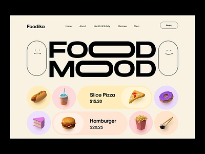 Food Web Site Design: Landing Page / Home Page UI blockchain branding cooking delivery service fast delivery food food and drink food delivery food web foodie illustration minimal orix restaurant sajon snacks web design web3 website website design