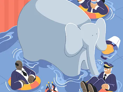 The Elephant in the Room climate climatechange cop26 environment illustration nature