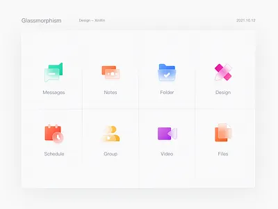 Glassmorphism app design glassmorphism 2 icon ios iphone sketch ui