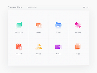 Glassmorphism app design glassmorphism 2 icon ios iphone sketch ui
