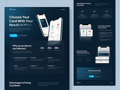 Birdbank - Banking Website app apps bank bank app banking branding card clean credit card design finance fintech header homepage ui ux wallet website