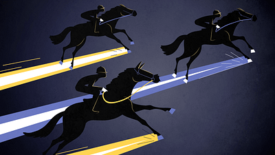 Horse racing art character design equestrian faces flat graphic design horse horseman illustration men people pictures race racing ride riding vector