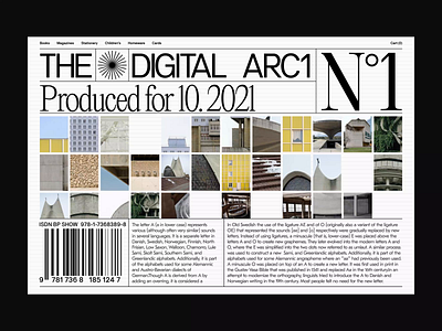 The Digital Arc adobexd branding brutal clean concept creative dailyui design flat graphic design landing page minimalism product design typography ui ux web webdesign website webui