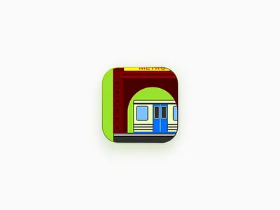 Illustration - Waiting train app digital illustration figma graphic design illustration onboarding ui vector