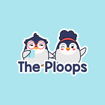 The Ploops adobe illustrator animal cute design graphic design logo vector