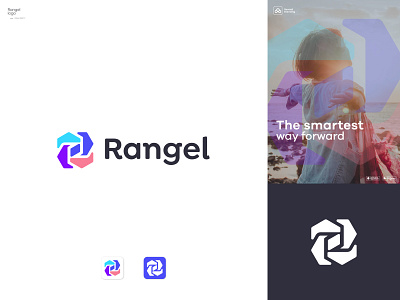 Rangel Logo agency branding custom logo icon identity logo logo mark logodesign mark minimal symbol vector