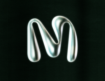 M Logo avatar branding design icon logo profile type
