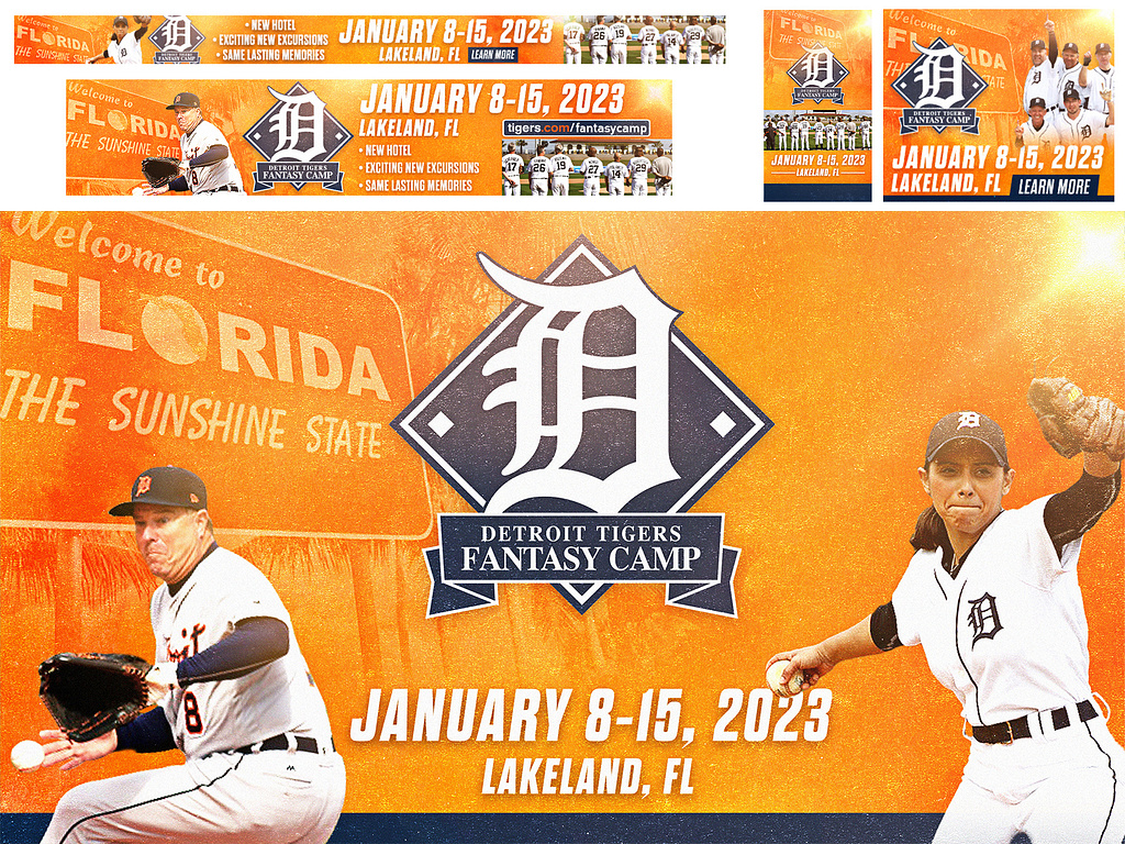 2023 Tigers Winter Fantasy Camp by Justin Garand on Dribbble