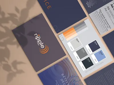 Branding Design for The ripple Hub 2d 2d art brand branding branding design colors design digital digital art fonts graphic design identity branding illustration logo modern typography vector