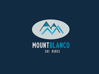 Ski rides camp logo blue branding creative design graphic design letter b letter m letters m and b logo logo design m and b logo minimal logo minimalistic modern logo mount blanco mountain logo simple ski rides logo ui vector