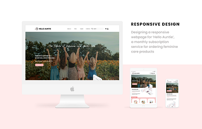 UI: Responsive design. Homepage, Monthly Subscription Service figma mock up responsive design ui design ux design