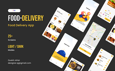 FOOD DELIVERY ONLINE APP adobexd figma food delivery ios mobile mobileapplication online delivery ui uiux mobile app ux