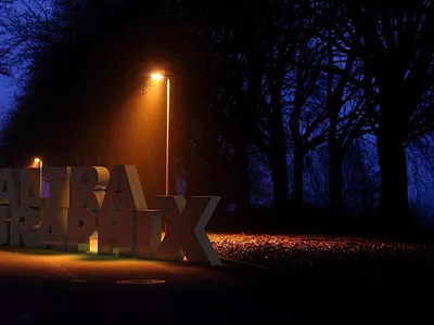 Street Night 3d Text (Altragraphix) 3d animation branding design graphic design illustration logo motion graphics ui vector