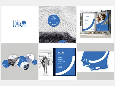 Kids Corner branding clothing dress kids mockup