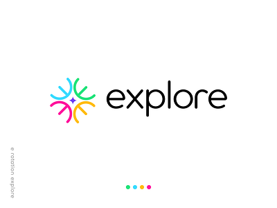 Explore Logo Design Concept brand identity branding design e logo exploration explore icon letter e logo logo logo design minimal minimalist star