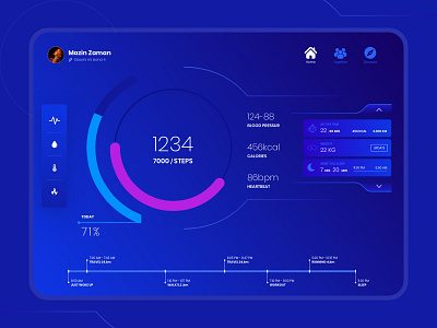 Health App adobe xd c android app design branding design exercise figma fitness fitness app graphic design gym health health app logo prototype sketch ui wireframe workout