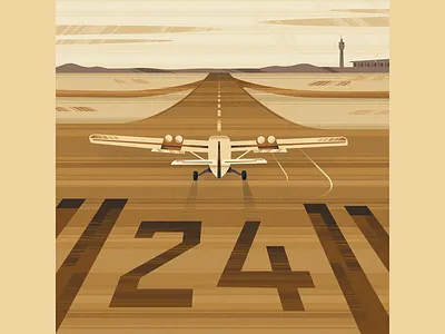 Landing flight illustration landing road stretch texture