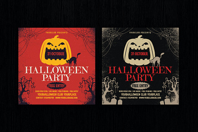 Vintage Halloween catalog clean design design poster flyer flyer night graphic design halloween halloween poster illustration indesign magazine motion graphics october poster print printable pumpkin template template flyer