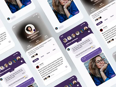 Camera Networking Application mobile app social app social app design ux ux design