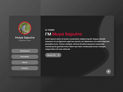 Personal Portfolio desain desktop figma landing page personal portfolio ui ux website