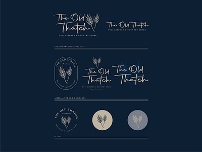 The Old Thatch Gastro Pub Logo Design brand identity design gastro gastropub logo logo designer logodesigner luxury luxury logo luxury restaurant logo pub branding pub logo pub restaurant branding pub restaurant logo restaurant restaurant branding restaurant logo design script script logo thatch logo uk