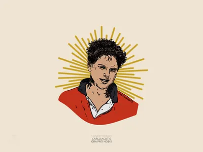 Carlo Acutis assisi carlo acutis catholic church design eucharist faith graphic design illustration saint teen young