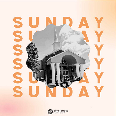 Social Media Posts church church branding church design design typography