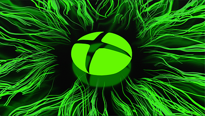 Xbox Logo 3d graphic design logo