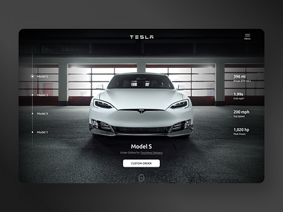 Tesla Webdesign clean design desktop tesla trend ui ui design uidesign uiux ux uxdesign webdesign