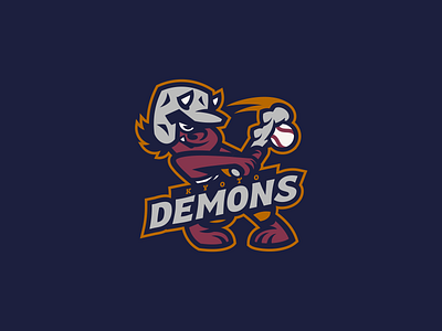 Kyoto Demons american baseball baseballlogo branding demon demonlogo demonmascot design football illustration logo mascot mascotdesign mascotlogo sport sportlogo sports sportslogo teamlogo teammascot