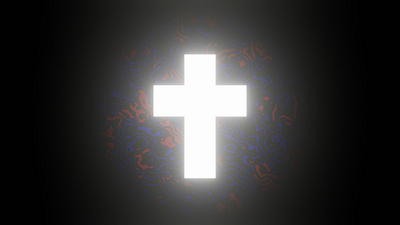 A Desktop Wallpaper Of The Cross 3d graphic design