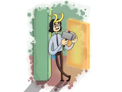 Loki art comic illustration loki