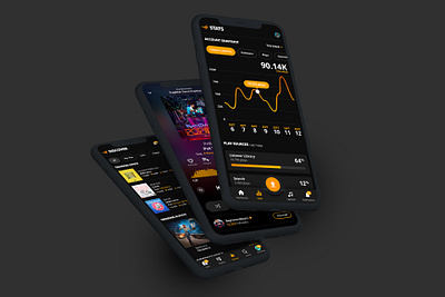 Audiomack App app art direction mobile production ui ux