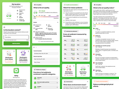 UI Widgets and Components air air quality index app aqi button cards components dashboard design drop down elements grid input material design pollution scale search submit ui widget