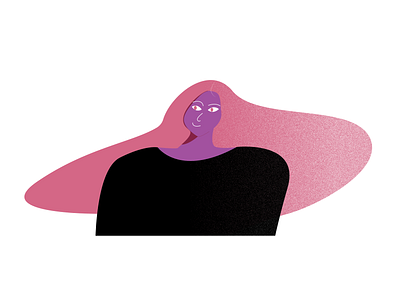 Illustration with texture abstract adobe designer illustration illustrator texture woman illustration