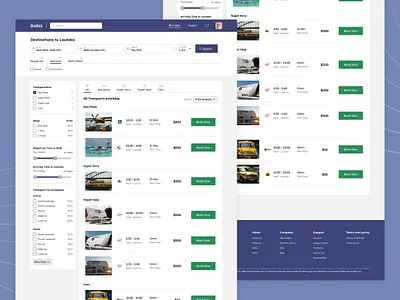 Gobiz- Travel Aggregator website for Islands. brand design chennai design india information architecture inspiration new newest popular tamilnadu ticket booking travel travel aggregator travel website ui uidesign userflow uxdesign webdesign wireframe