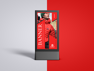 Free Advertising Banner Mockup banner