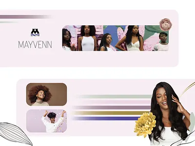 Mayvenn Design Consult branding design graphic design moodboard style guide