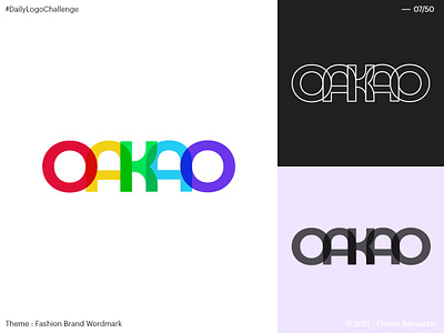 07/50 - OAKAO branding design graphic design logo minimal vector