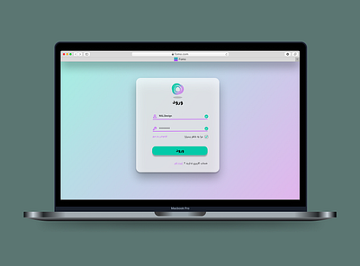 Fomo graphic design log in logo ui website