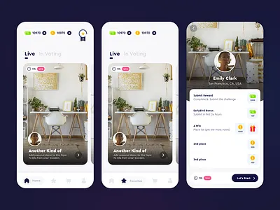 Decoration Apps Screens #1 app ui branding design flat ui design graphic design illustration logo sample app ui ui ui design vector