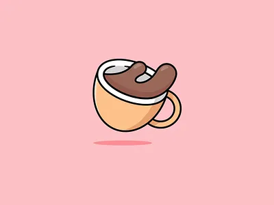coffee cup illustration adobeillustator design flat flat illustration flatdesign graphic graphicdesigner illustration logo ui